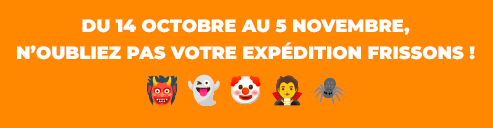 Du 14 octobre au 5 novembre, 	rendez-vous en Terres de la Peur !